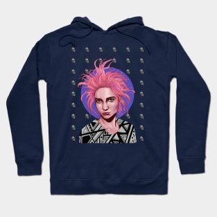 Pink-haired girl Hoodie